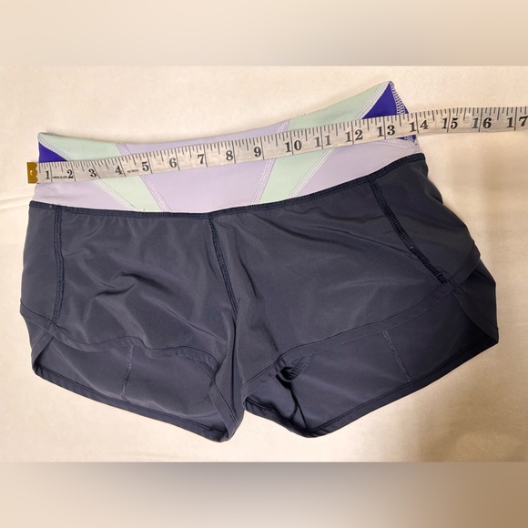 Lululemon Run Speed Shorts Navy Purple Lined Running Athletic✨ - Picture 2 of 5